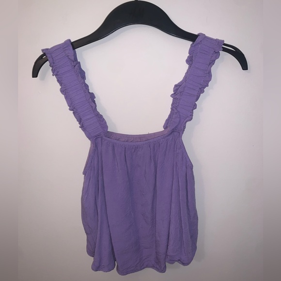 Showpo. Lilac Ruffle Top - Picture 2 of 4